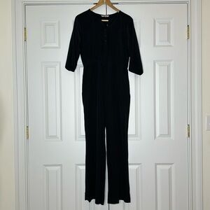 Tucker Black Silk Jumpsuit SzS